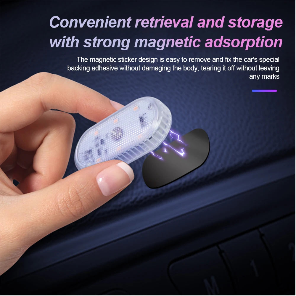1 PC Multi Color Car Light Wireless LED Touch Light Roof Lig