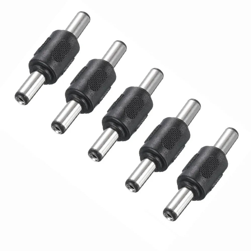 5.5x2.1mm DC Male Female Power Connector 12V/24V Adapter Jack Socket Plug Barrel for CCTV Security Camera LED Strip Adaptor