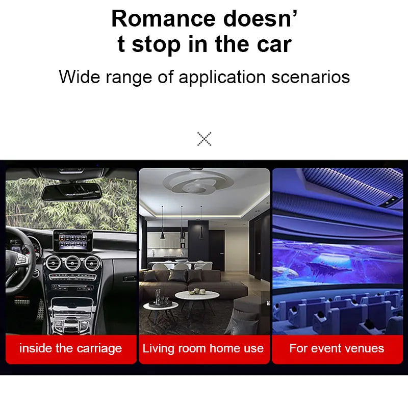 USB Car Atmosphere Projector Light Car Interior Ambient Ligh