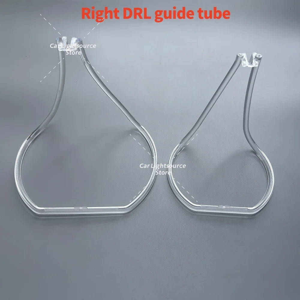DRL LED Boards For BMW X1 F48 F49 2016-19 Headlight Tube Bar Angel Eye Light Guide Plate Daytime Running