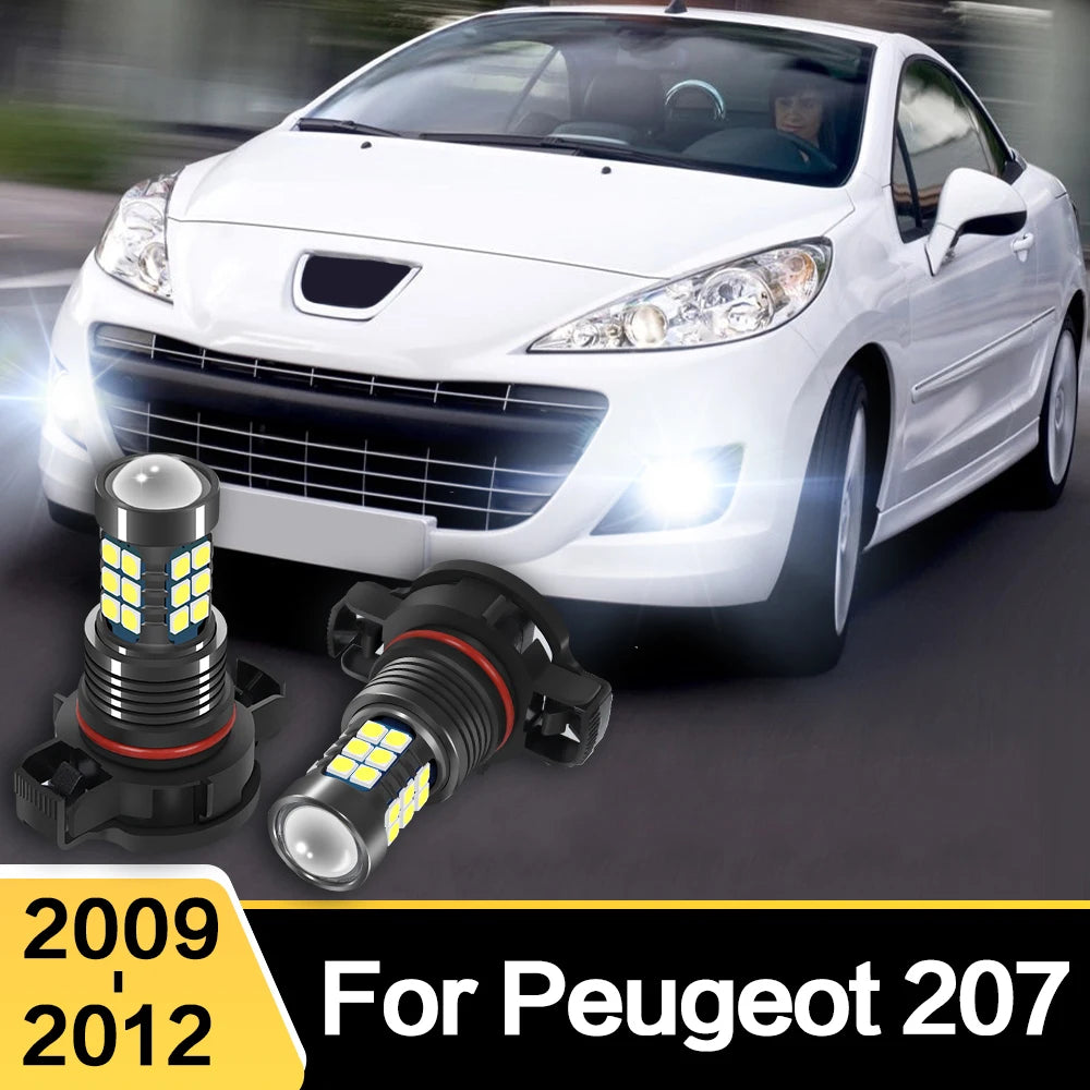 2PCS 2504 PSX24W 12276 Car Front LED Fog Light Blubs Accesso