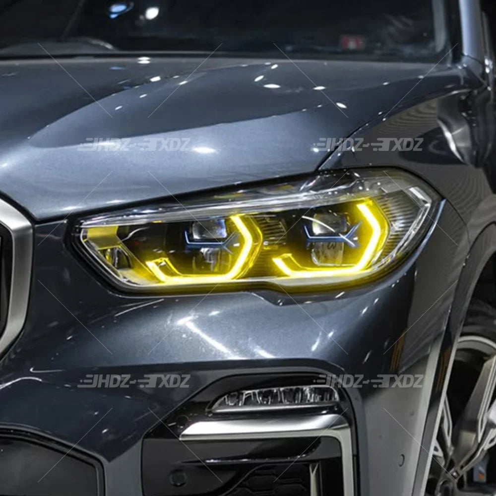 Angel Eye DRL LED Chips Lightsource For BMW G05 G06 X5 X6 F95 F96 2019-2022 Non-RGB Laser Headlight Daytime