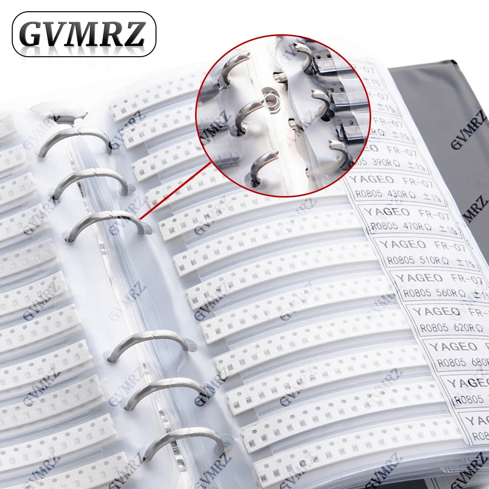 Sample Book Resistor Kit SMD Book Resistor Assortment Kit 06