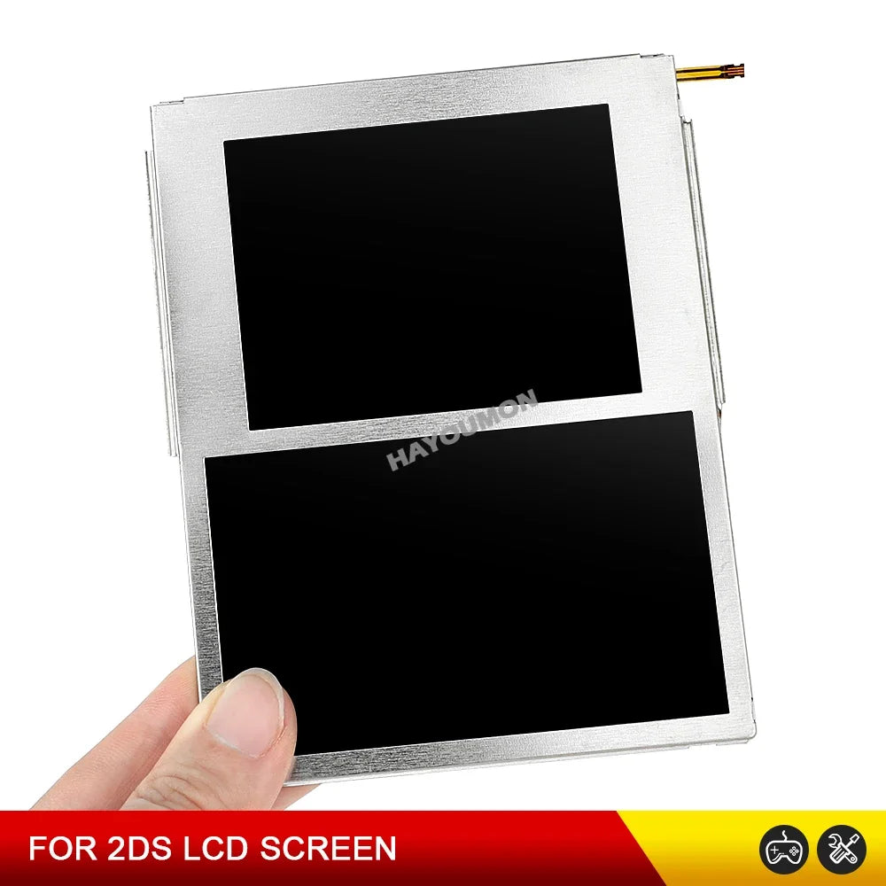 1PCS Original NEW Top Bottom LCD Display Screen For 2DS Repl