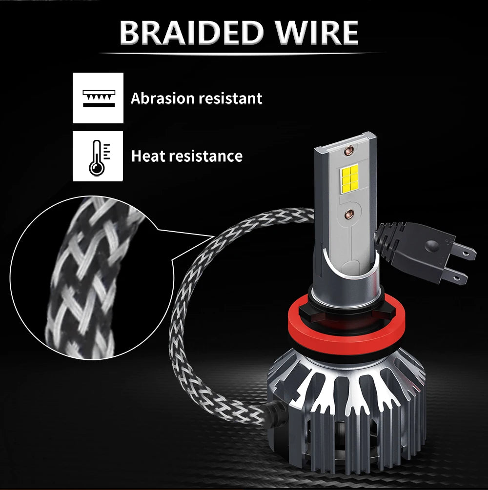 Infitary H7 H4 LED Car Headlights H11 H1 9005 9006 Lamp for 