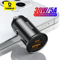 Baseus 30W USB Car Charger Quick Charge 4.0 3.0 FCP SCP USB 