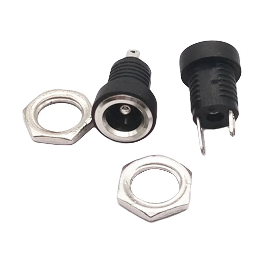 10 Pack DC022 B Power Jack Panel Mount Connector DC 5.5mm x 