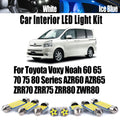 LED Interior Light Kit for Toyota ZRR80 AZR60 ZRR70 - Canbus Error-Free Interior Bulbs