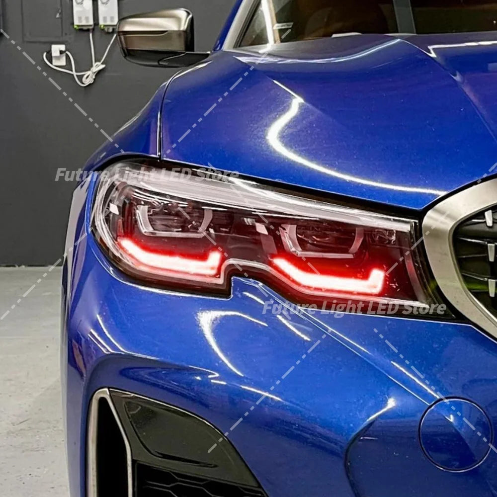 DRL Boards Angel Eyes Yellow Blue Red For 2019-2022 BMW 3 Series G20 G21 LED Headlight Daytime Running Light