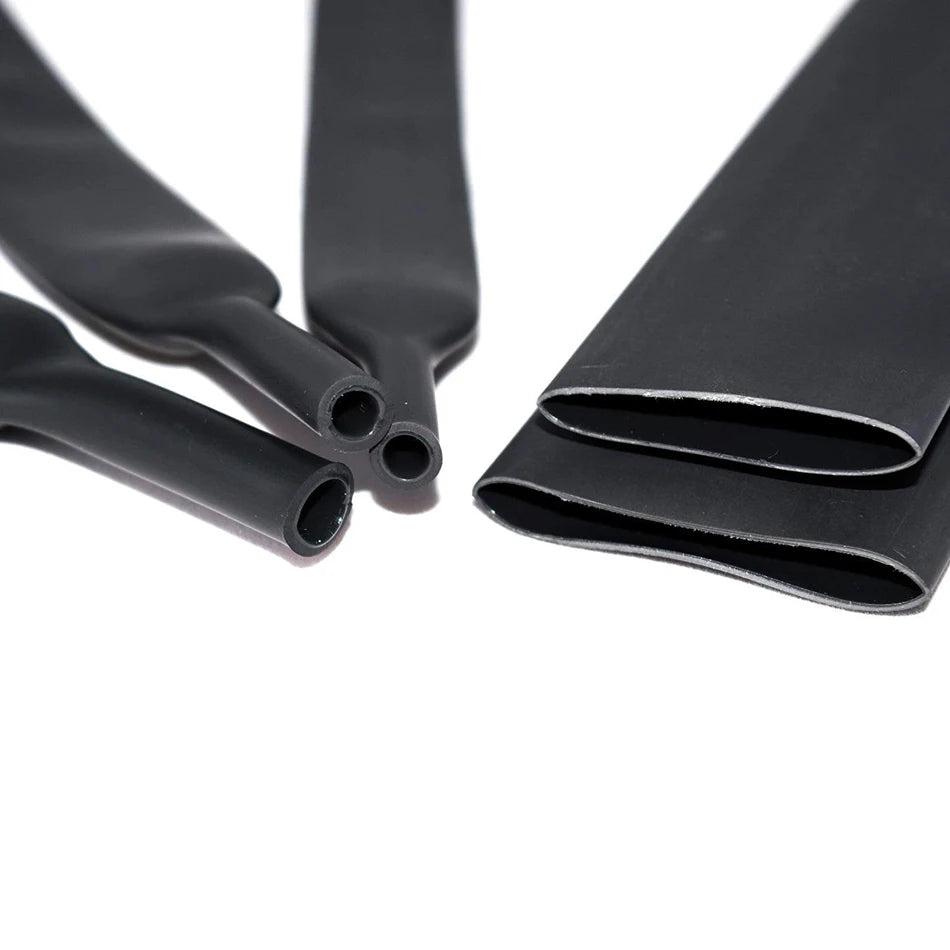 127pcs Black Heat Shrinkable Tube Cable Insulation Sleeve Wa