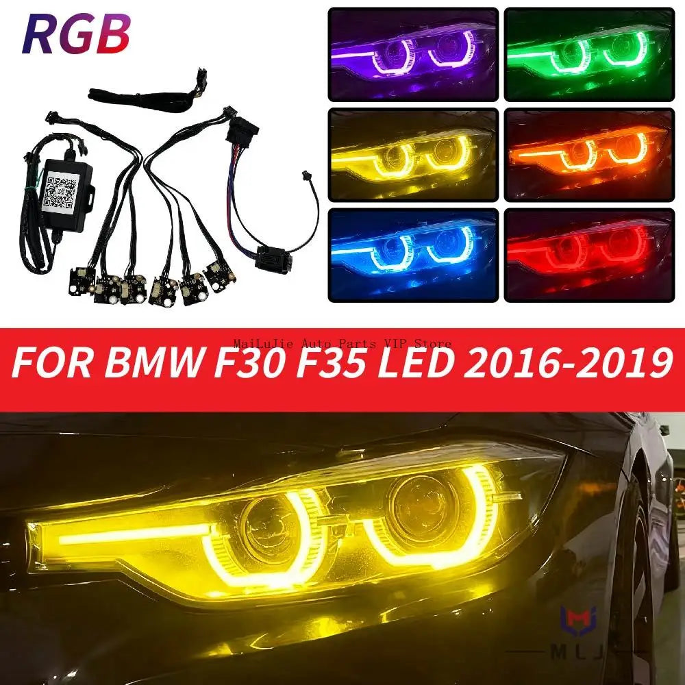 Angel Eye RGB wiring harness Plug-and-play headlight connector wiring harness for BMW F30 F35