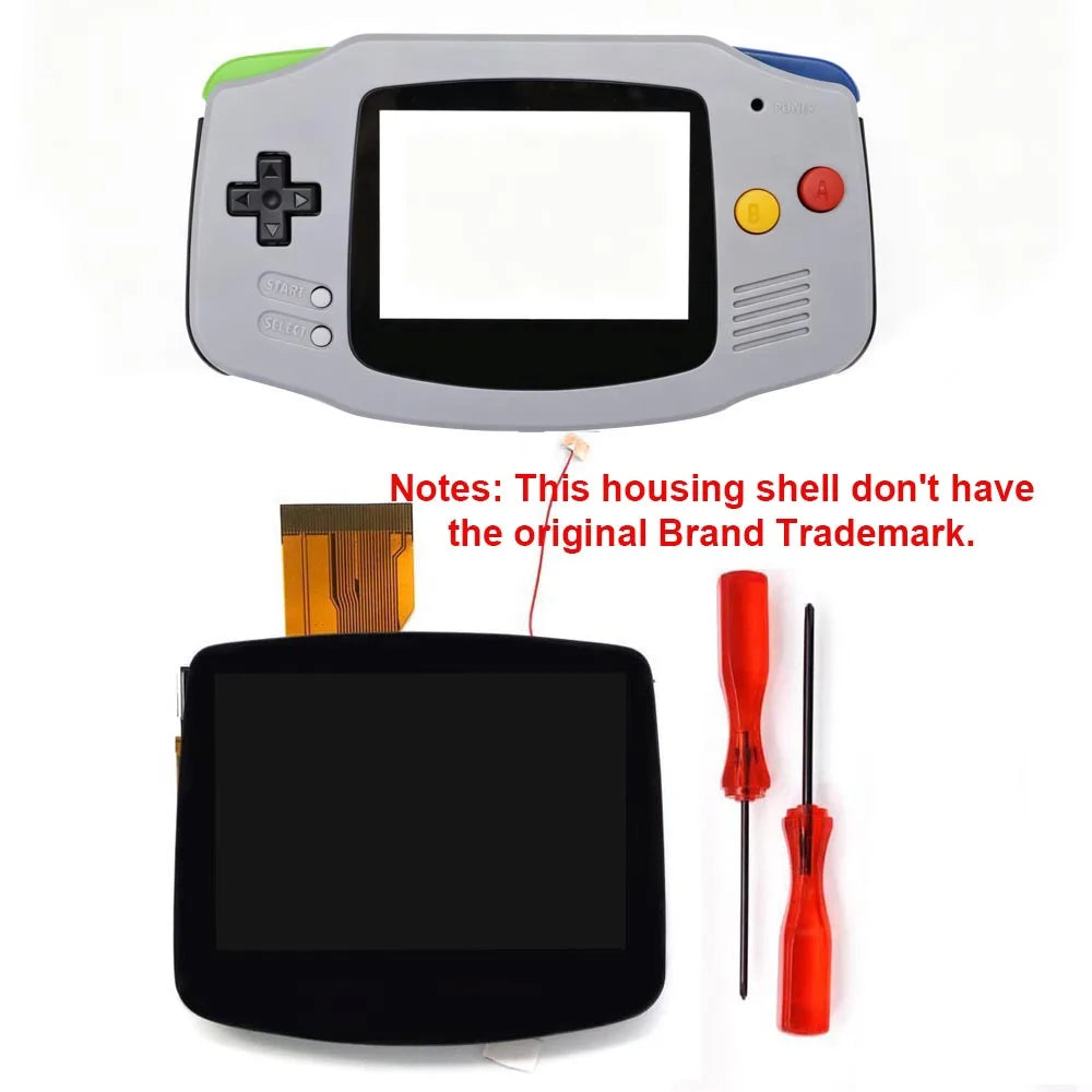 HISPEEDIDO Pre-Laminated V5 HD 720x480 Drop-in Screen For GBA V5 IPS LCD Kits Replacement Desaturation Retro Pixel OSD FRM