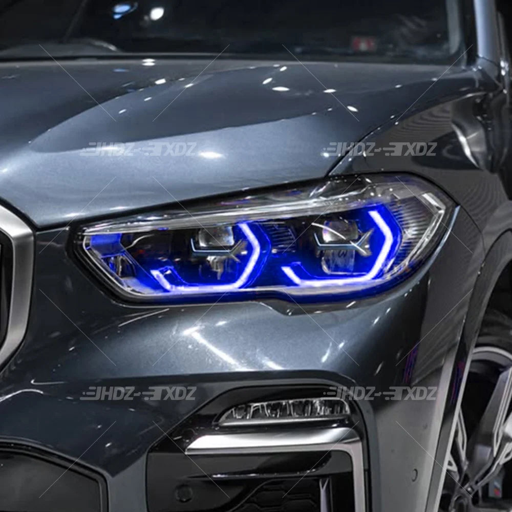 Angel Eye DRL LED Chips Lightsource For BMW G05 G06 X5 X6 F95 F96 2019-2022 Non-RGB Laser Headlight Daytime