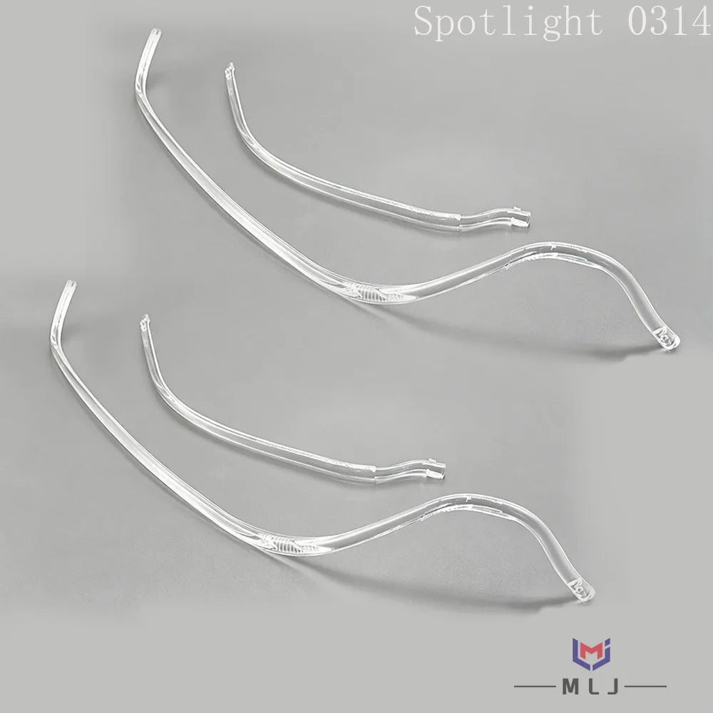 DRL Angel Eye Module Light Guide Strip For Audi A4 RS4 A4L B8 PA 2012-2016 White Headlight P121260 DRL Tube