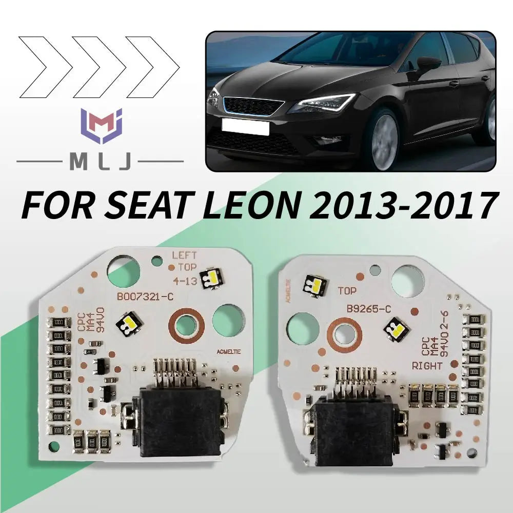 DRL Board White Angel Eyes Daytime Running Light Module Fit For Seat Leon MK3 5F Cupra 2013-2017 Headlig for