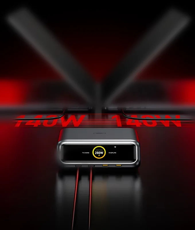 NEW AOHi 280W GaN+ Desktop Charger 6-Port Power Hub