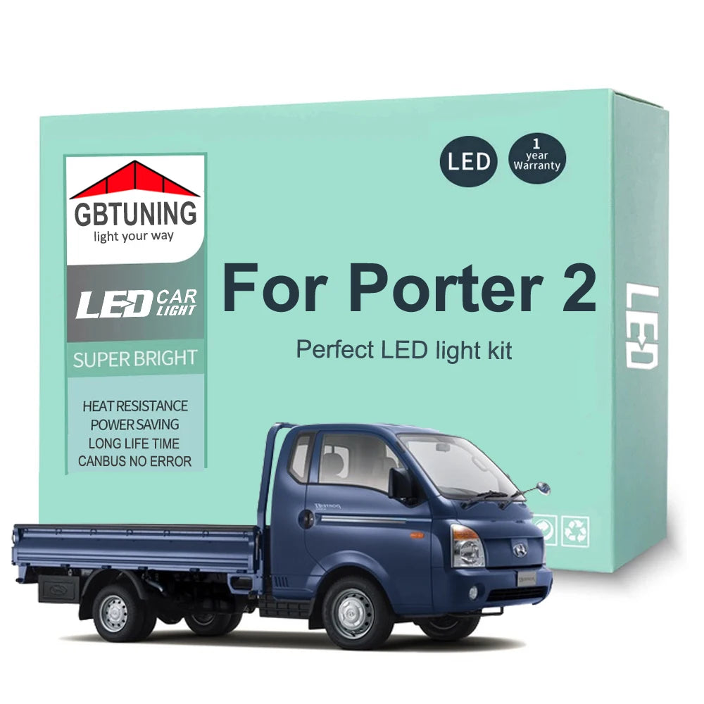 8Pcs Cars Accessories For Hyundai Porter 2 2010-2017 2018 20