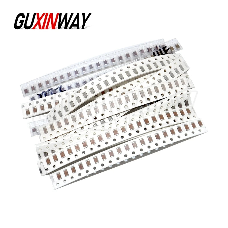 16/36Values 1206 0805 0603 SMD 1pF-10uF 22PF 47PF 22NF 100NF