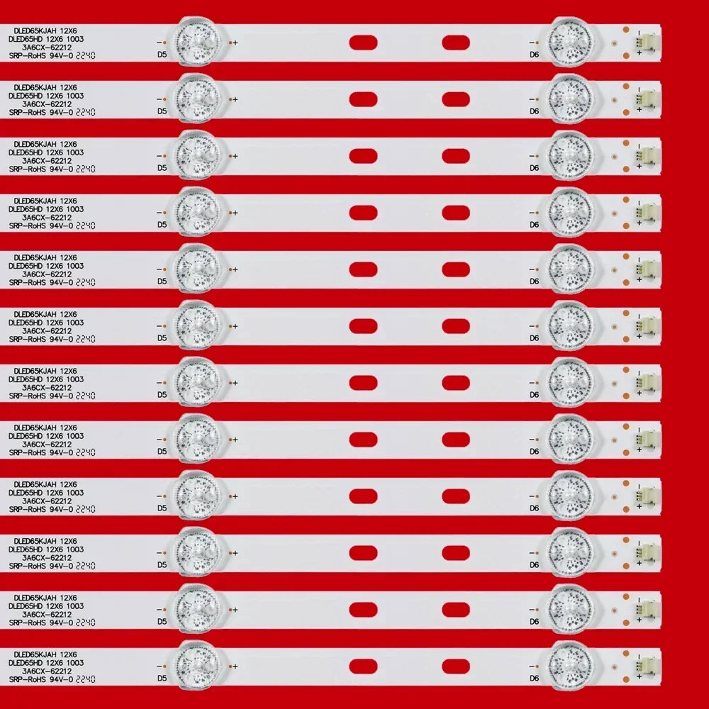 LED Backlight Strip for 65 TV SPECTRUM US-65DLED-S4K SL65V3 DLED65HD 12X6 1003 1004 SILO 65 TV LED46C45RQ
