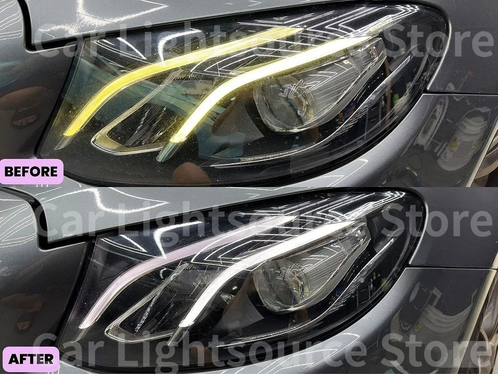 DRL LED Boards Car Headlight Daytime Running Light Turn Signal Chip Module For Mercedes Benz W213 E Class