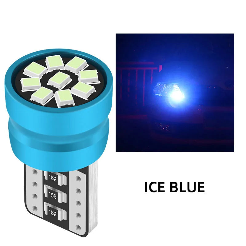4pcs T10 W5W Canbus LED Bulb 194 168 5W5 Bulb 12V 2016 9SMD Car Clearance Interior Reading Parking Lights Dome Lamp No Error