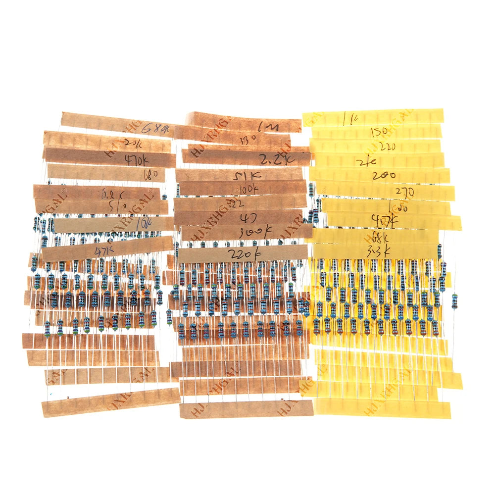 3120pcs 156Values Electric Unit 1/4W Power Metal Film Resist