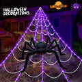 1 Set Halloween Spider Web Decorative Lights Giant Spider We