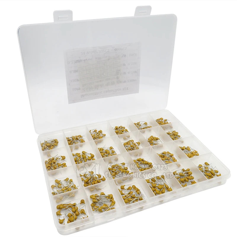 24values 20PCS 480PCS Monolithic Ceramic Capacitor 10pF 10uF