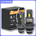 2 Pcs D2S LED D4S D2R D4R Headlight Bulbs 6000K 10000lm Plug