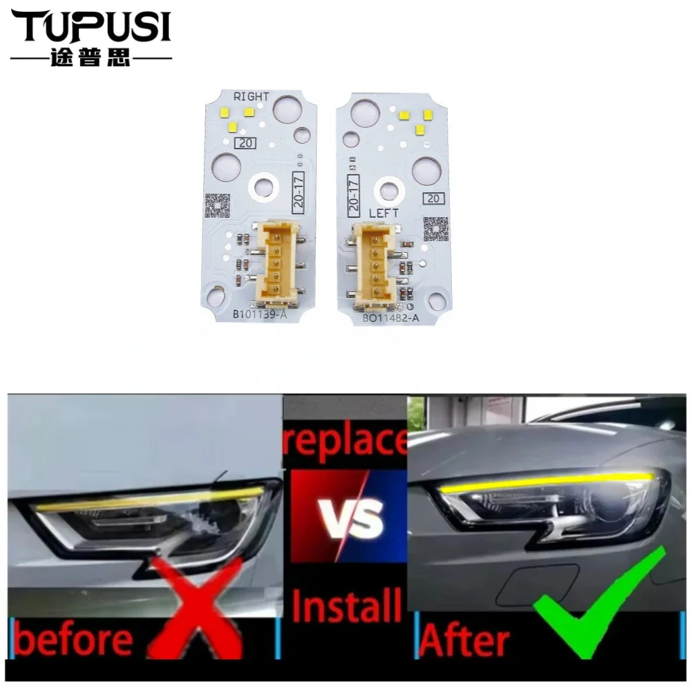 DRL Board For Audi A3 VALEO 2017-2020 Daytime Running Light Module 8V0998473 8V0998474 90070223 Xenon