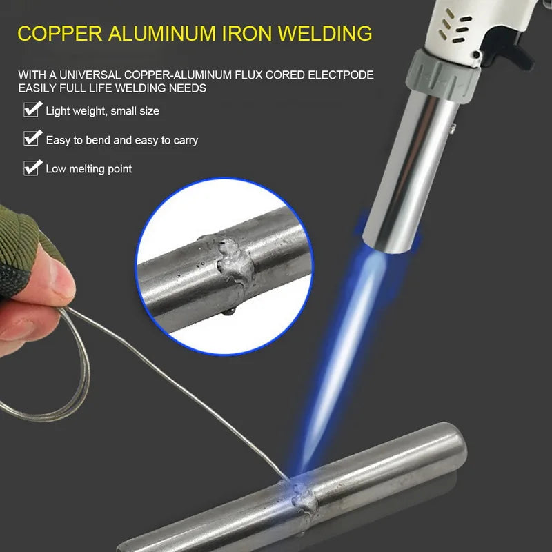 40Pcs No Need Solder Powder Aluminum Welding Rod 1.6/2MM Bra