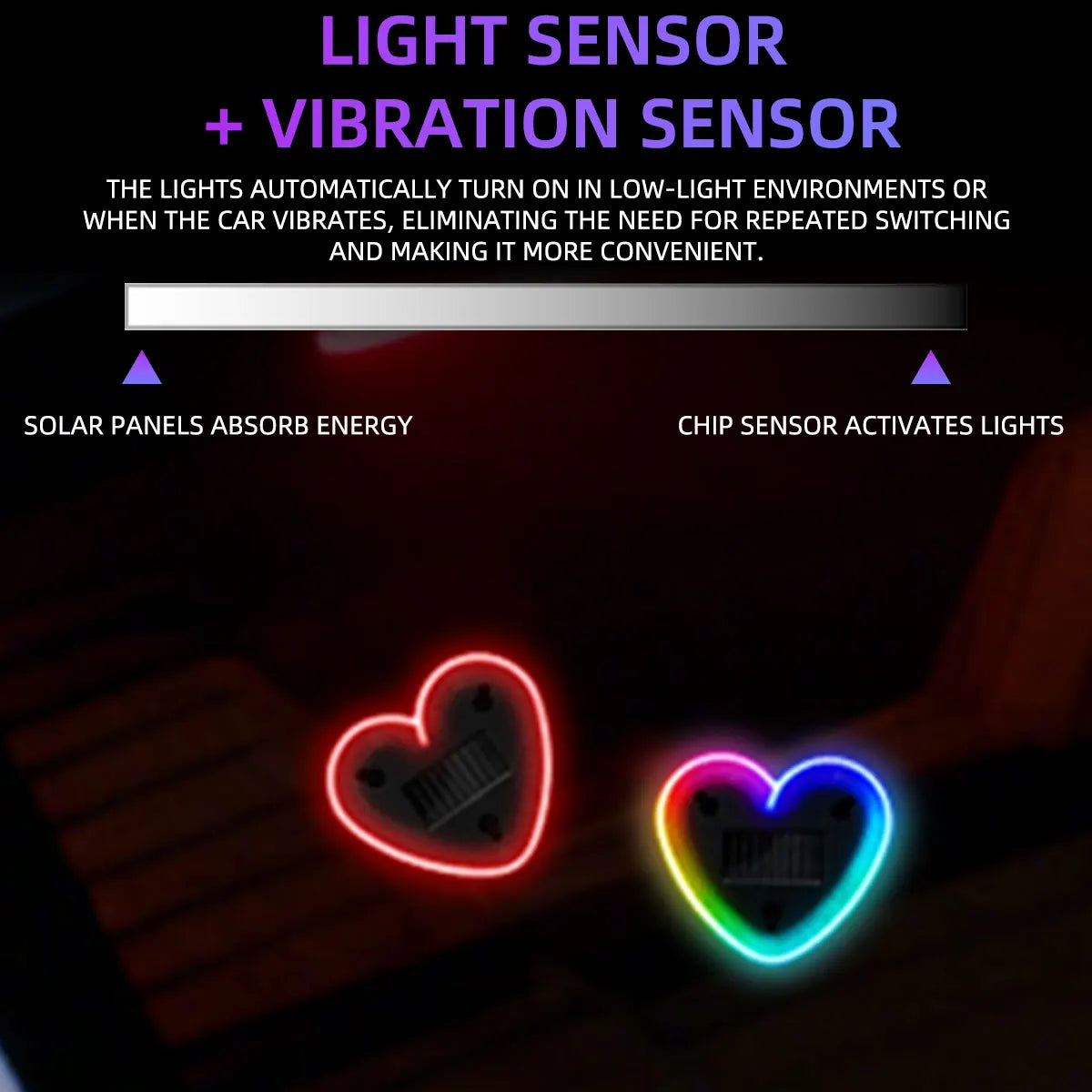 Universal Solar Atmosphere Light Heart-shaped Dynamic Gradie