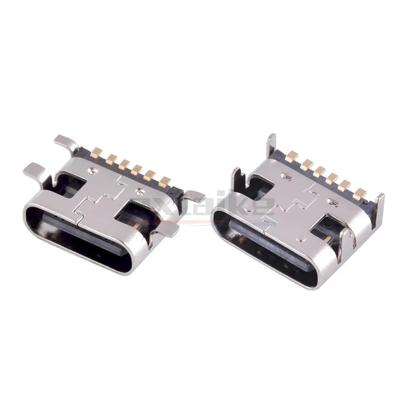 10/20/50PCS Type-c 6Pin 16Pin USB-C Connector Female Jack Ch