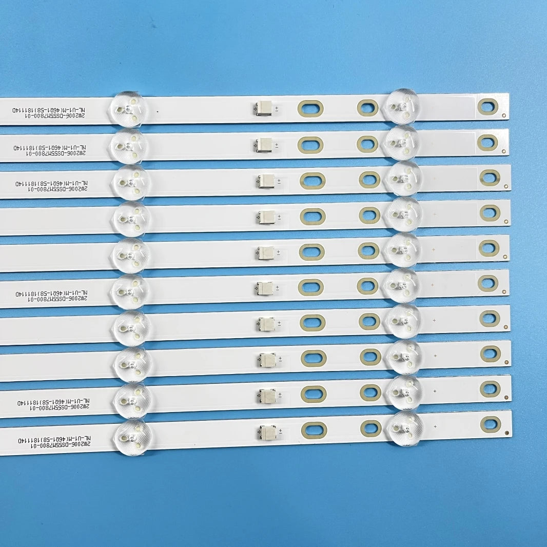 LED Backlight Strip for5 lamp For AKAI 48 55 TV AKTV480 T DS55M78-DS02-V01 DSBJ-WG 2W2006-DS55M7800-01 BAIRD