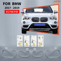 DRL LED Boards For BMW X1 F48 F49 2016-19 Headlight Tube Bar Angel Eye Light Guide Plate Daytime Running