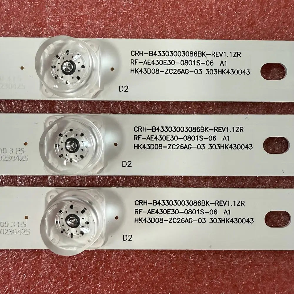 LED Strip 8LED For Blaupunkt 43FE265T 43UN265T Kogan KALED43RF9100SUA 43K31 HK43D08-ZC56AG-06