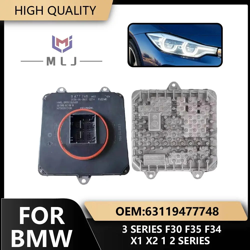 Angel Eye Computer Module DRL Ballast Headlight Control Unit 63119477748 For BMW 3 Series F30 F35 2012-2018