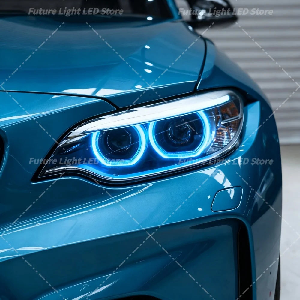 Angel Eyes CSL Yellow DRL Boards For BMW 2 Series M2 F87 F22 F23 14-17 Headlight Daytime Running Light Module