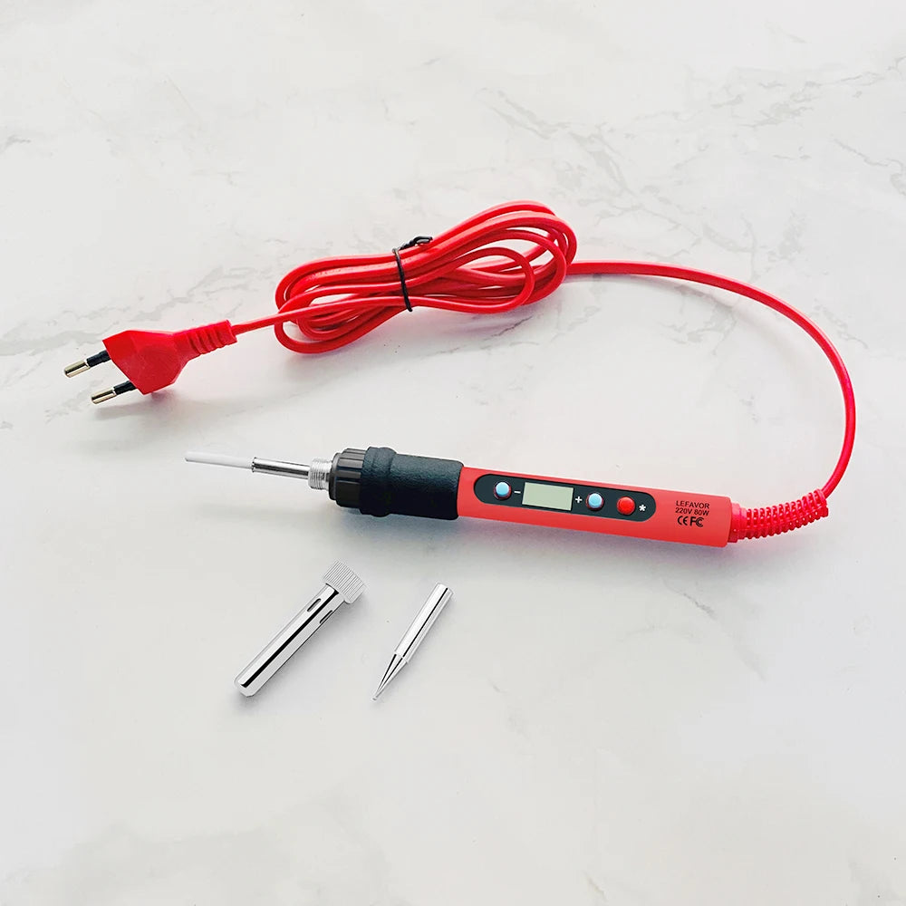 Digital Soldering Iron Set Kit 80W with ON/OFF Switch Adjust