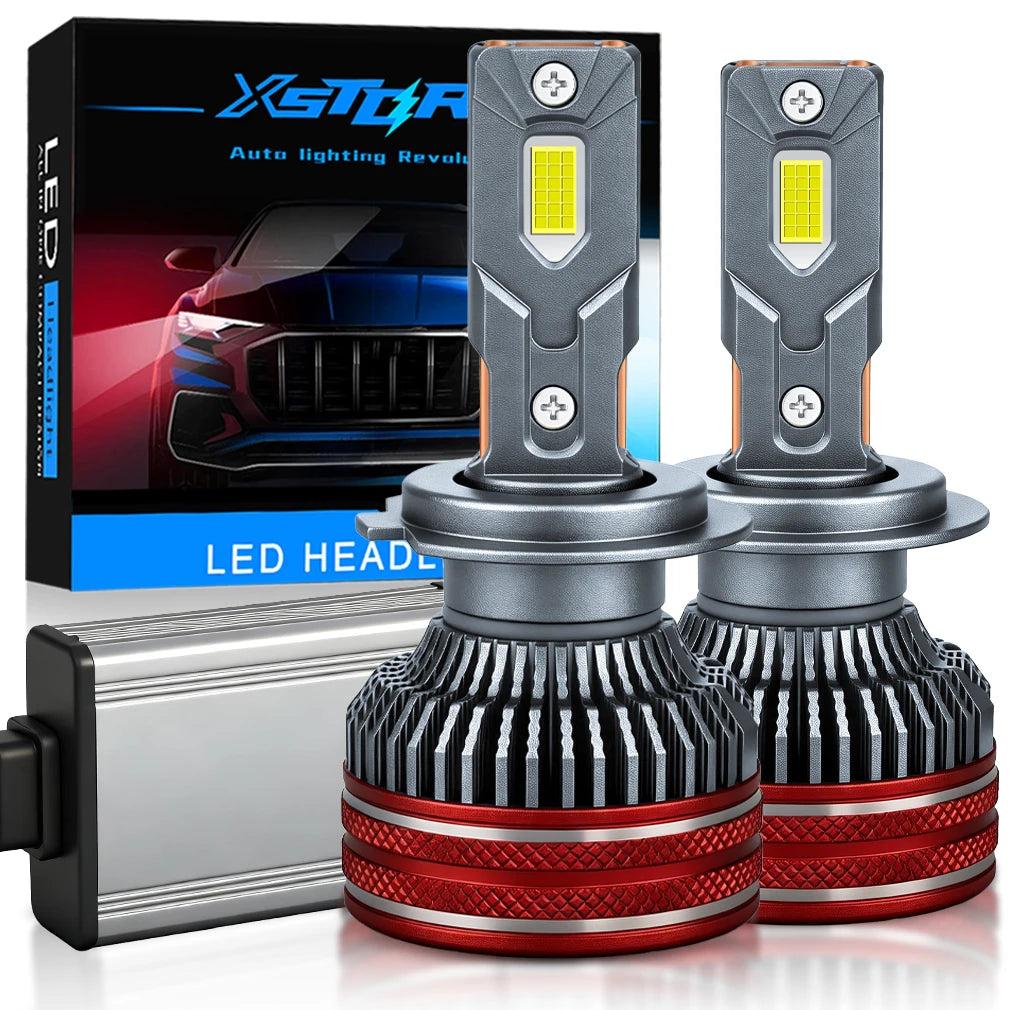 XSTORM Car Headlight H1 H4 H7 LED H8 H11 9005 HB3 9006 HB4 9