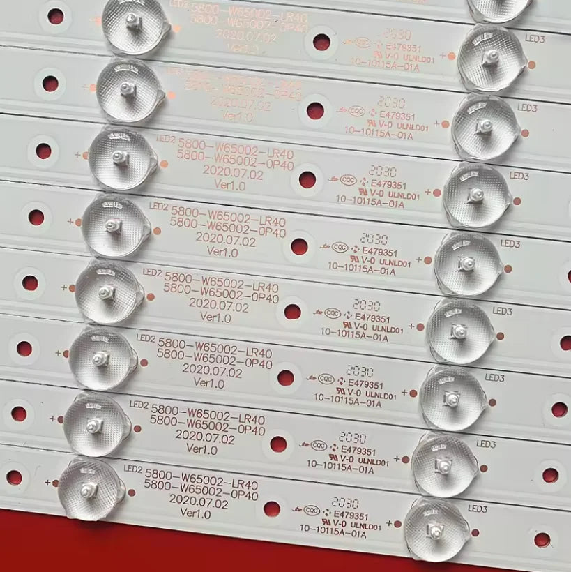 LED Backlight Strip for 1Set (16PCS*5LED+8PCS*6LED) LED Backlight For 65M6E 65E6000 Light Bar