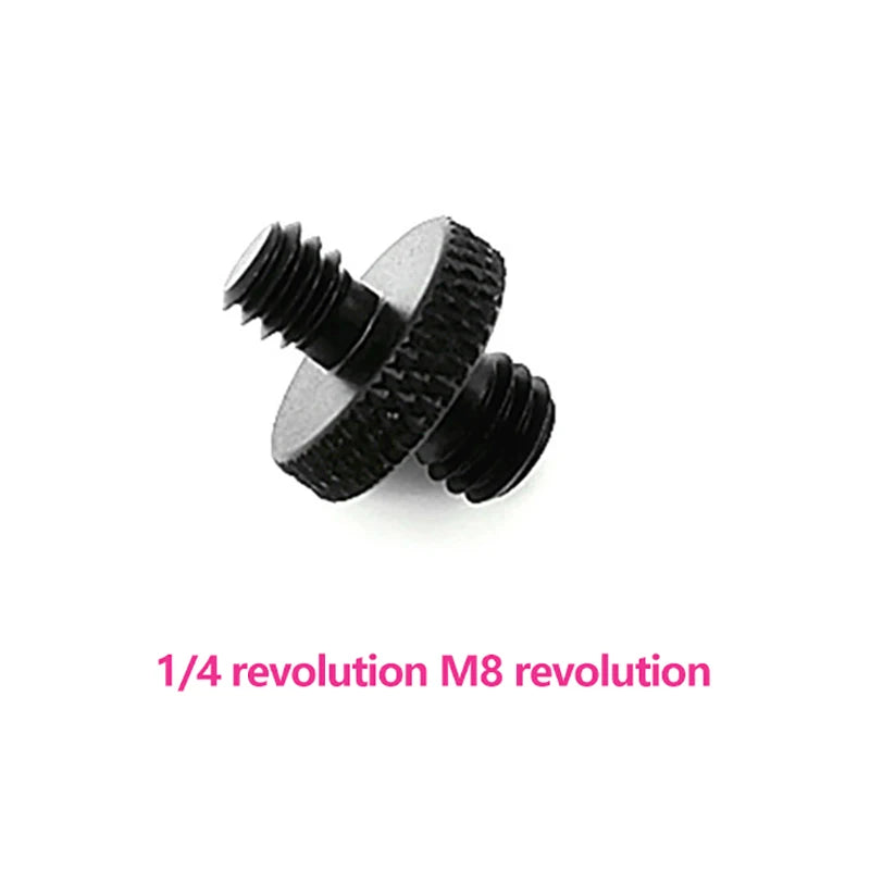 Conversion Screw Dual Nuts Tripod Mount 1/4toM4 M5 M6 M8 M10