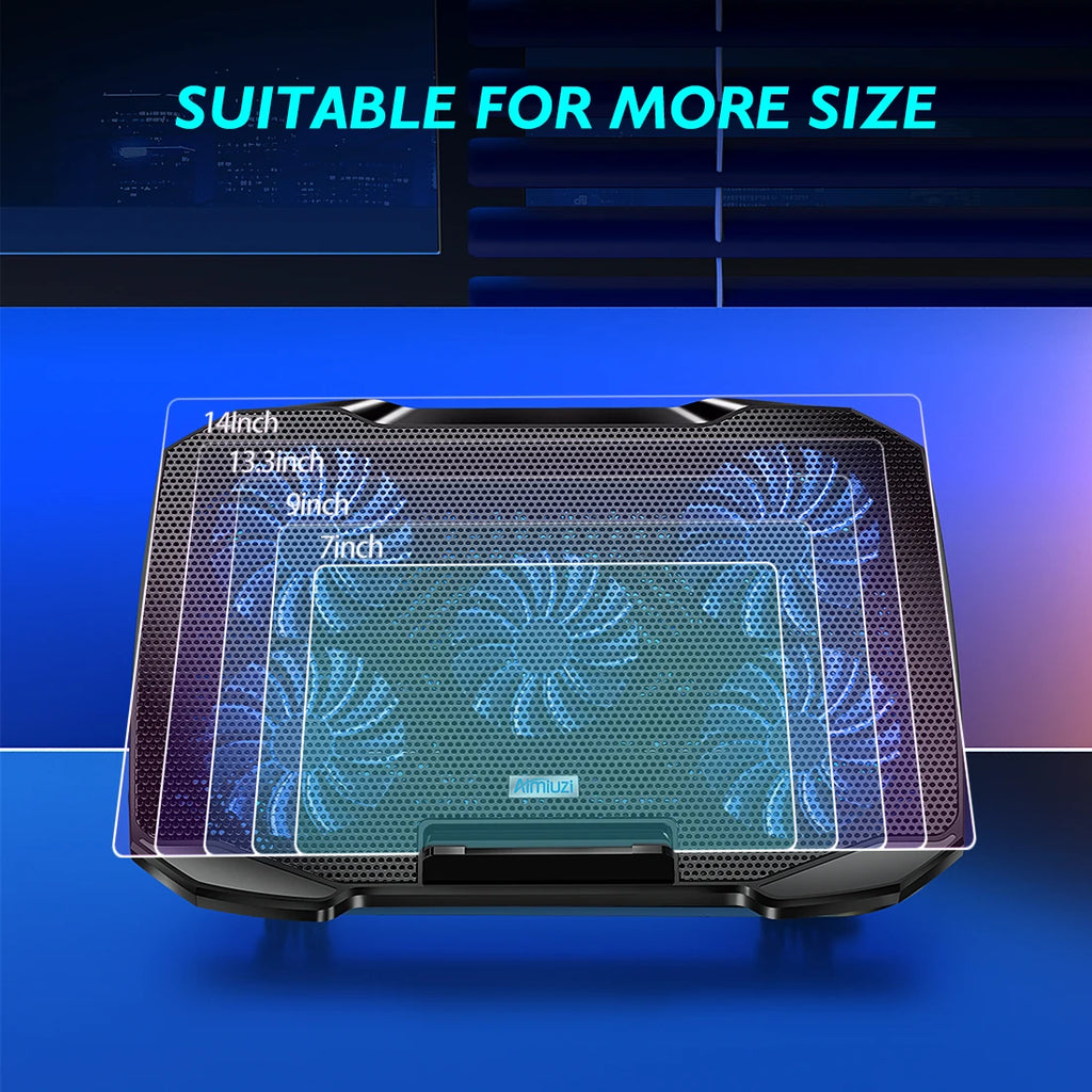 COOLCOLD Laptop Cooling Pad for 12-17 Inch Laptop Cooler Sta