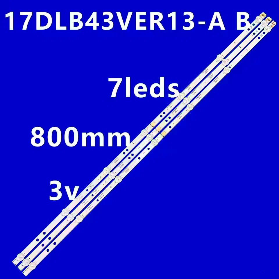 LED Backlight Strip for 7LED strips LT-43C700(A) LT-43C700C LT-43C700B LT-43VF3000 LT-43C700 LUX0143006/02