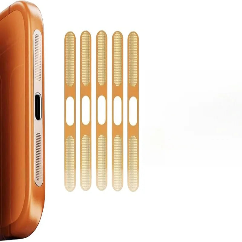 For iPhone 16/15 Series and iPhone 17 Charging Port & Speaker Dust Plugs USB C Port Cover Caps Anti Dust Protector Kit.