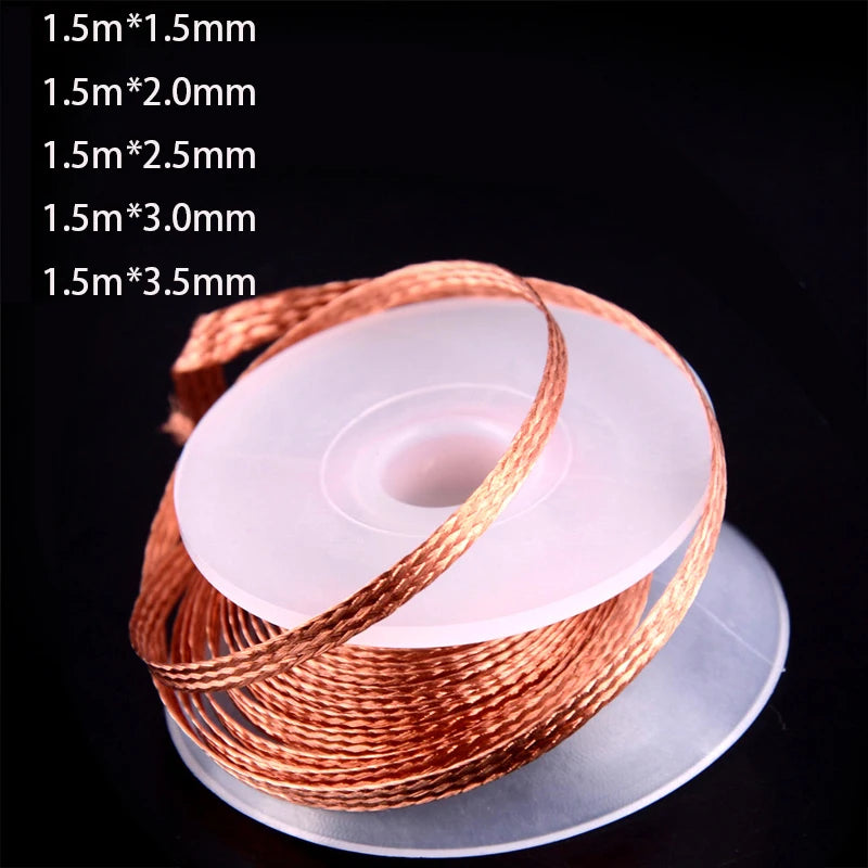 Desoldering Braid Tape Copper Solder Wire Soldering Wick Tin