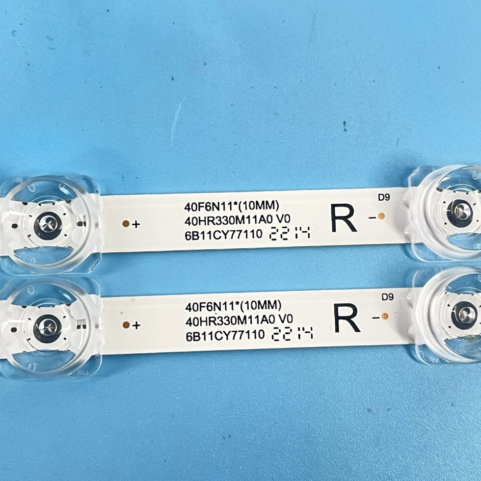 LED Backlight Strip for 2PCS/Set Brand New 40HR330M11A0 TCL 40M9F L40S60A Backlight Strip 40F6N 11*2(10MM) V0