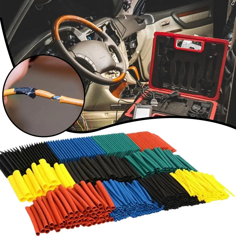 164Pcs/Set Heat Shrink Tube Kit Thermo Retractable Shrinkabl