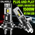 Ampoule H4 H7 LED CANBUS High Power Spotlight Led Headlight 