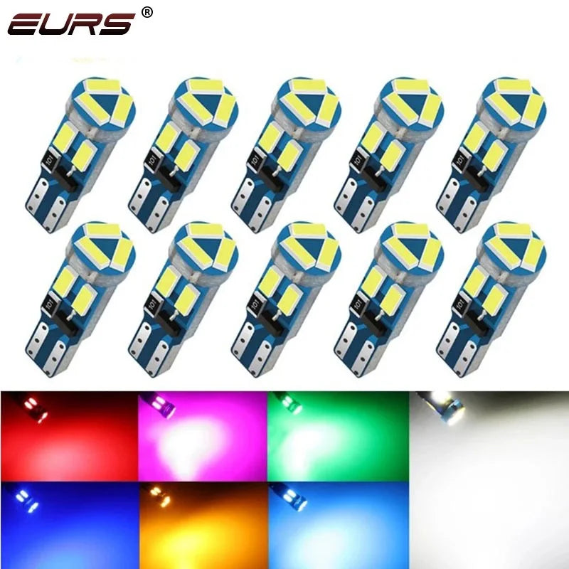 20/10/2pcs T5 LED Bulbs W3W W1.2W 70 73 74 Auto Dashboard Ga